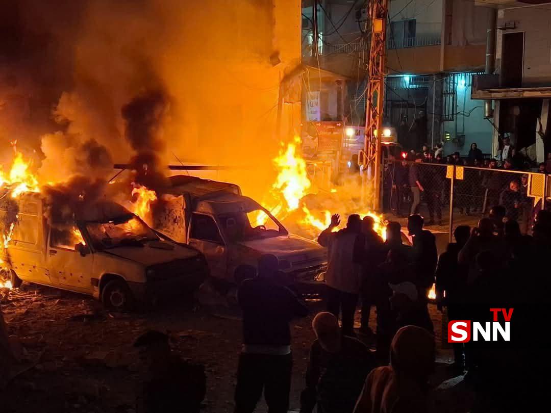 عکس/ نقص گسترده آتش بس در لبنان؛ بمباران وحشیانه شهر صورِ!