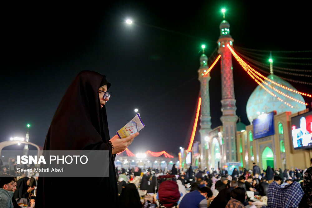 عکس/ احیای شب بیست و یکم ماه مبارک رمضان در مسجد مقدس جمکران 