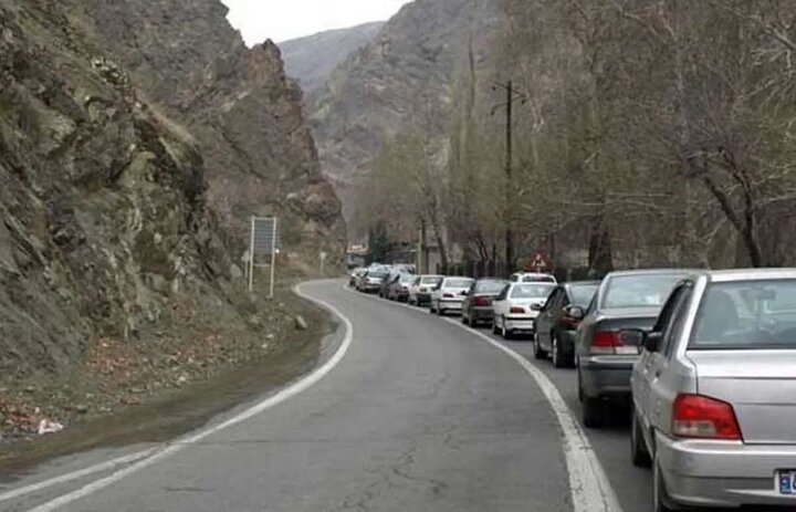 یک‌طرفه شدن جاده چالوس از ساعت ۱۲ امروز