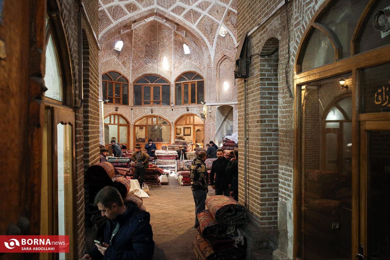  بزرگ‌ترین بازار سرپوشیده قدیمی در تبریز 