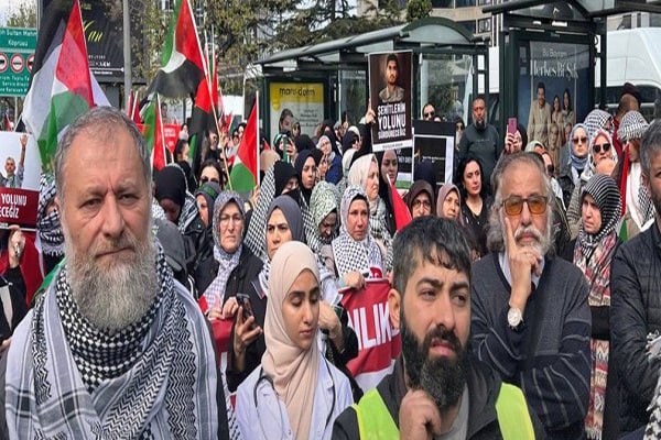 طوفان بشری در ترکیه علیه جنایات رژیم صهیونیستی