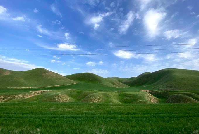 طبیعت زیبای ترکمن صحرا در گلستان