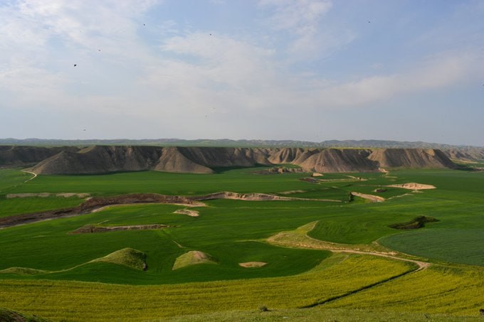 طبیعت زیبای ترکمن صحرا در گلستان