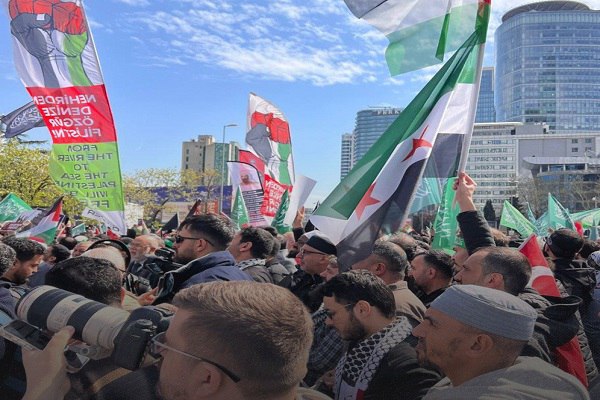 طوفان بشری در ترکیه علیه جنایات رژیم صهیونیستی