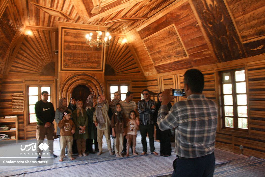 عکس/ مسجد تمام چوبی در نیشابور