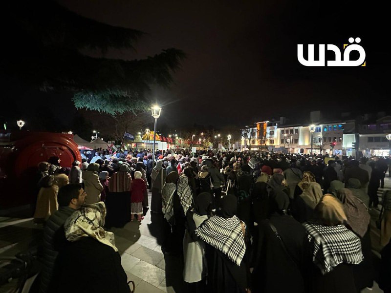 تظاهرات حامیان غزه در شهر قونیه ترکیه