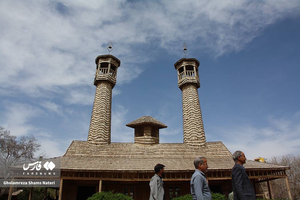 عکس/ مسجد تمام چوبی در نیشابور