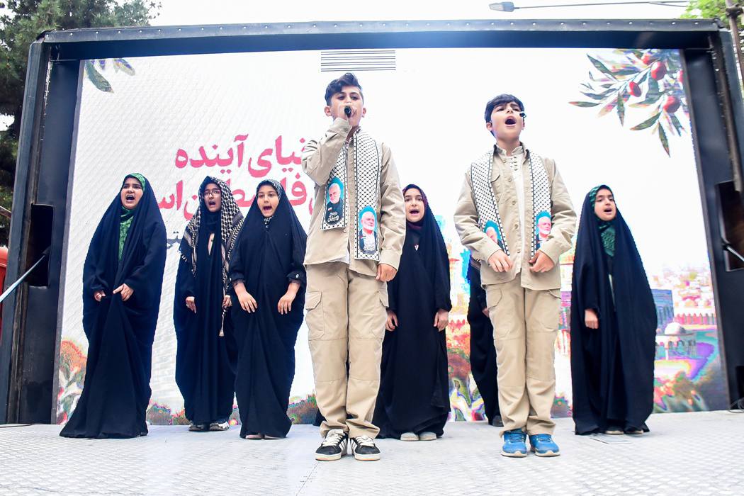 تجمع بجنوردی‌ها در محکومیت جنایات اسراییل