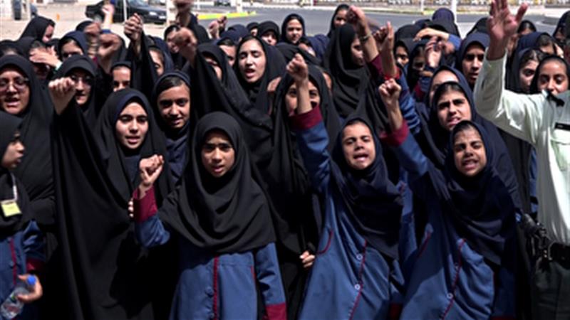 اجتماع دانش‌آموزان خراسان جنوبی برای همدردی با کودکان غزه