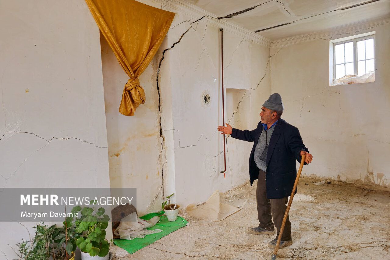  رانش زمین در روستای «گُلی» خراسان شمالی