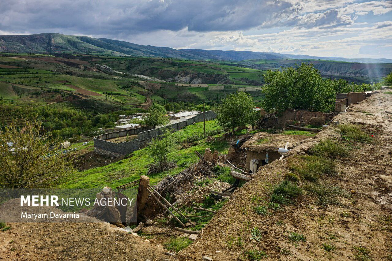  رانش زمین در روستای «گُلی» خراسان شمالی