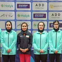 قهرمانی تیم دختران و برد تیم پسران در تنیس روی میز آسیای میانه