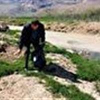 پاکسازی حاشیه رودخانه خشکه رود شهر فارسان