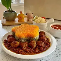 باقالی پلو با گوشت اونم فقط تو یه ساعت