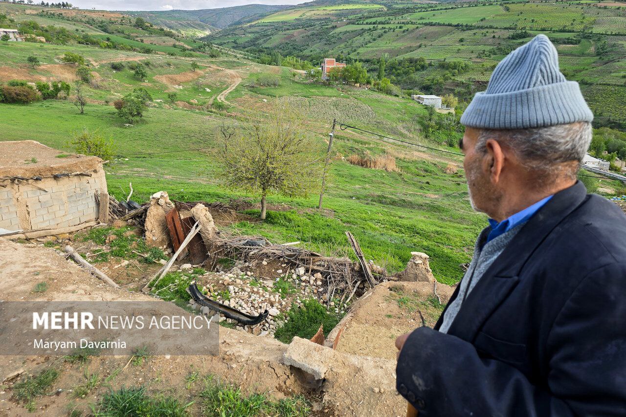  رانش زمین در روستای «گُلی» خراسان شمالی