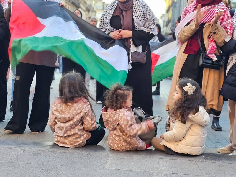 همبستگی مردم بلژیک با فلسطین و غزه