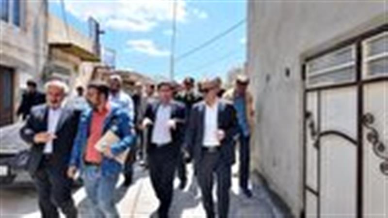 بازدید فرماندار سنندج از روستای نران؛ برنامهریزی برای مراسم بزرگداشت سنجرخان وزیری