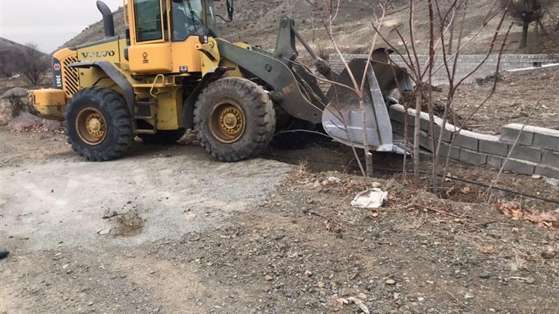 ۱۰ مورد ساختوساز غیرمجاز در روستای کهریز کرمانشاه قلعوقمع شد
