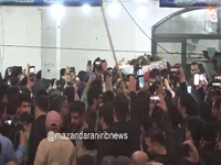 وداع با پیکر شهید «محمد ایاره» در ساری