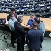 حضور خبرنگار رسانه NBC آمریکا در مجلس