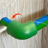 یک ترفند ساده و کاربردی برای تعویض لوله آب شکسته