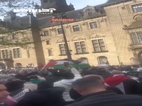 تظاهرات گسترده مردم هلند در حمایت از فلسطین