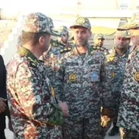 بازدید فرمانده قرارگاه پدافند کشور از منطقه پدافندی جنوب