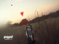 تصاویر گردان‌های قسام از هدف قرار دادن تانک مرکاوای ارتش اسرائیل 