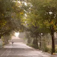 گردوخاک و گرما در راه تهران