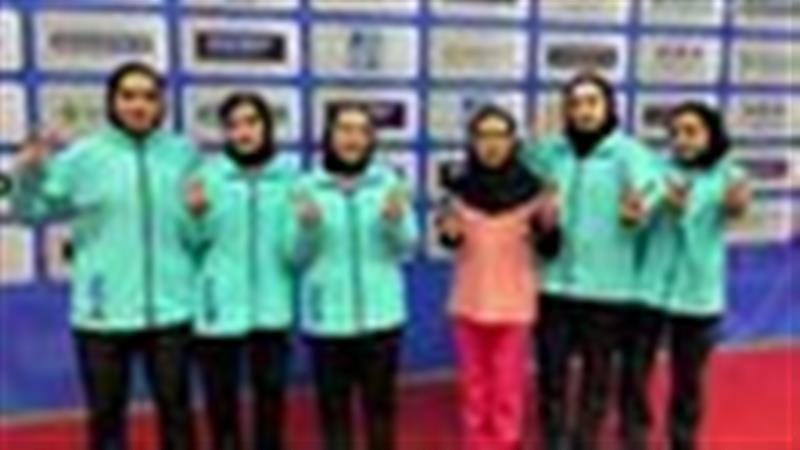 دختر پینگپنگ باز کرمانشاهی قهرمان مسابقات آسیای میانه شد