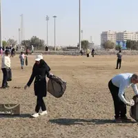 پاکسازی ساحل غدیر بندرعباس