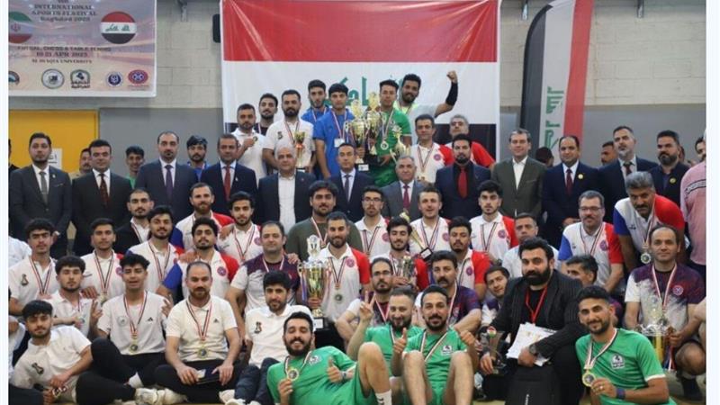 تیم دانشگاه کردستان مقاوم اول جشنواره بینالمللی ورزشی را کسب کرد