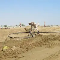 انهدام خط لوله زیرزمینی قاچاق سوخت در قشم