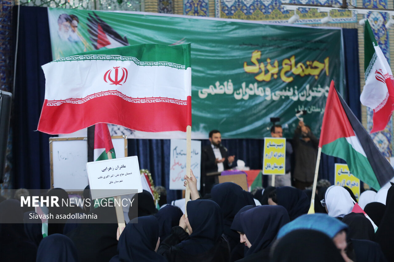 اجتماع بزرگ دختران زینبی و مادران فاطمی در بابل