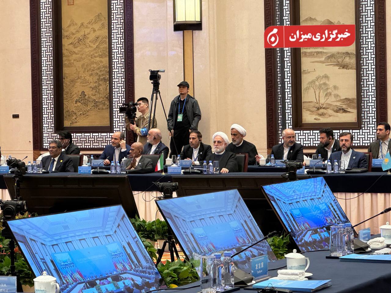 عکس/ حضور رئیس قوه قضاییه در مراسم افتتاحیه بیستمین اجلاس شانگهای
