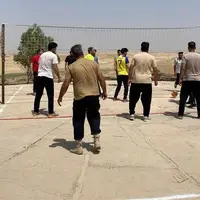 والیبال در نقطه صفر مرزی