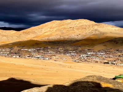 نمایی از شهر لاداخ در هند