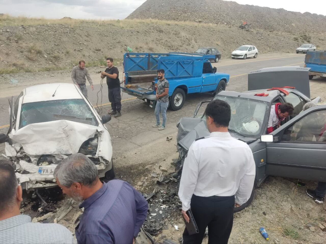 حادثه رانندگی در مسیر همدان - قهاوند؛ مرد جوان جان باخت