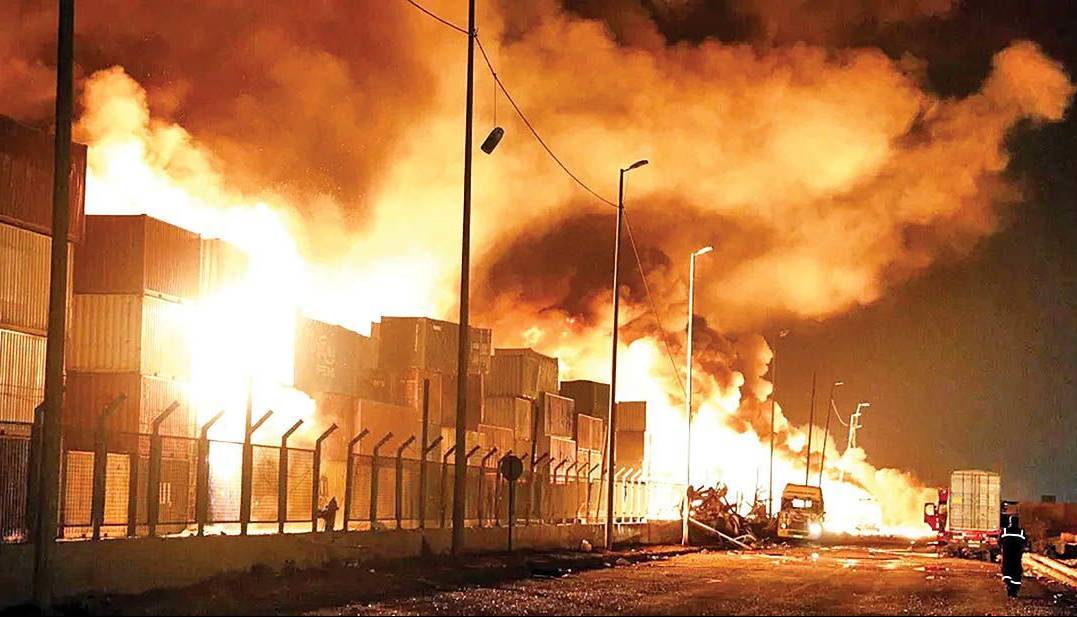 برآورد یگ پژوهش؛ آتش 4 میلیارد دلاری «بندر»