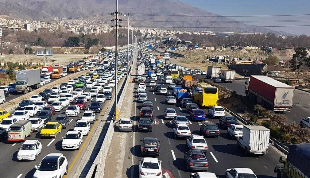 حجم ترافیک در جادههای همدان افزایش یافت