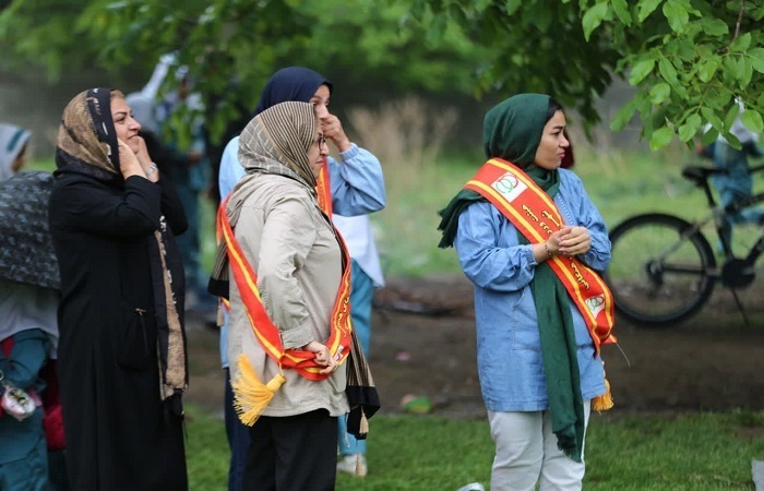 جشن روز دختر در کنار طبیعت آبیک