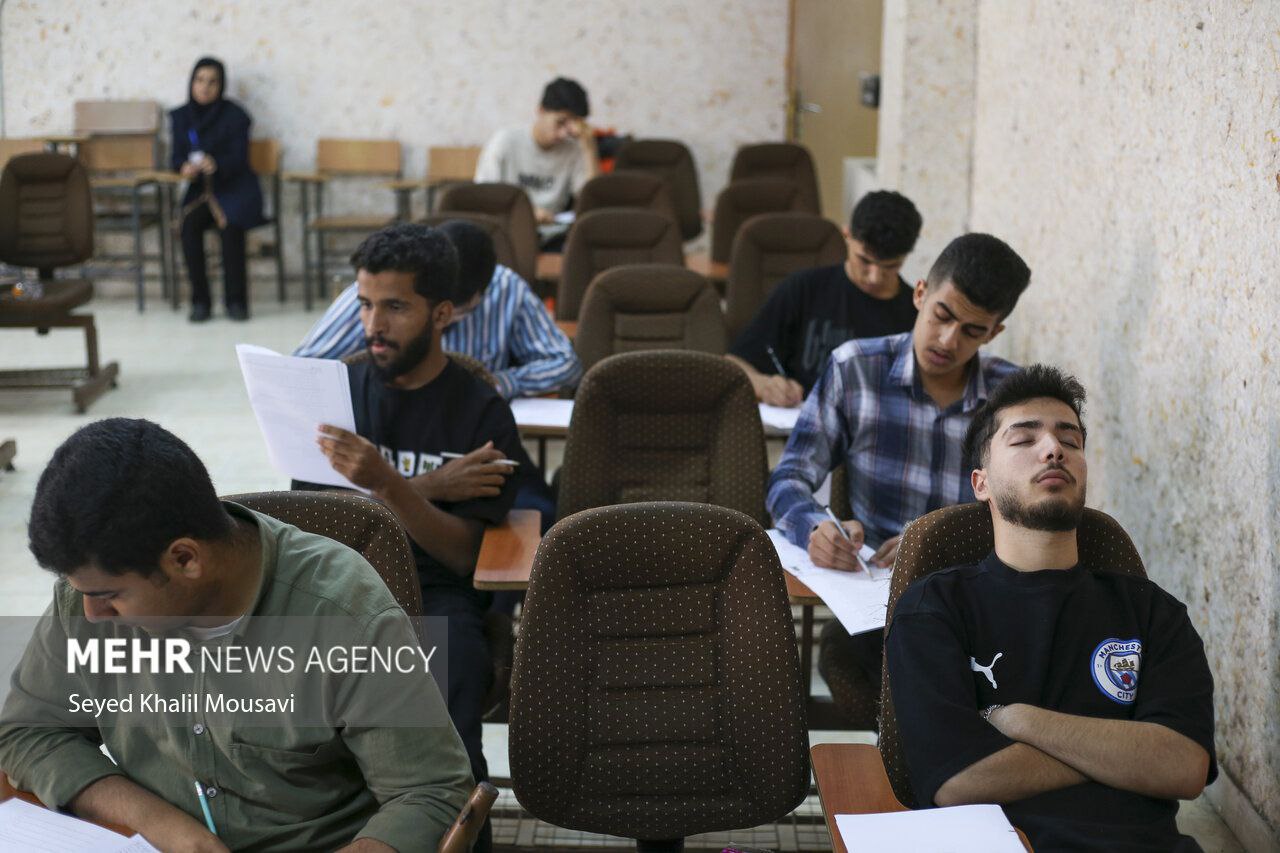 عکس/ نوبت اول کنکور سراسری ۱۴۰۴ در اهواز
