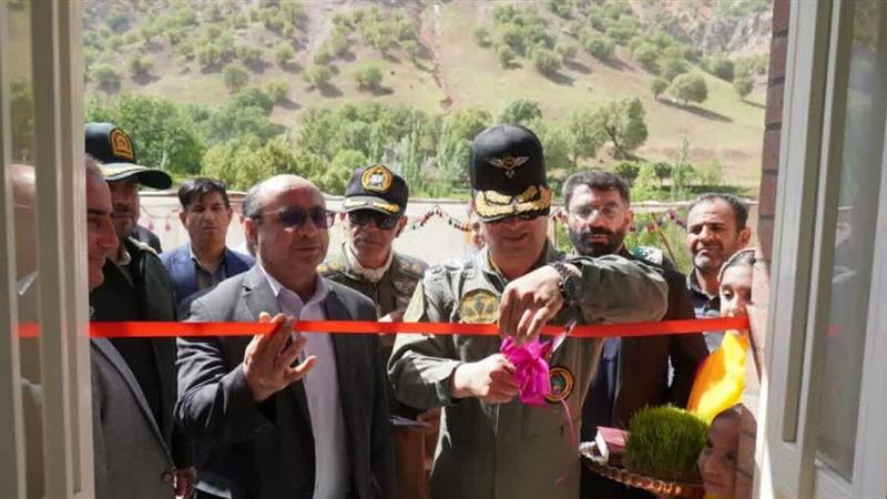 ارتش خانه بهداشت روستایی در شهرستان اردل احداث کرد