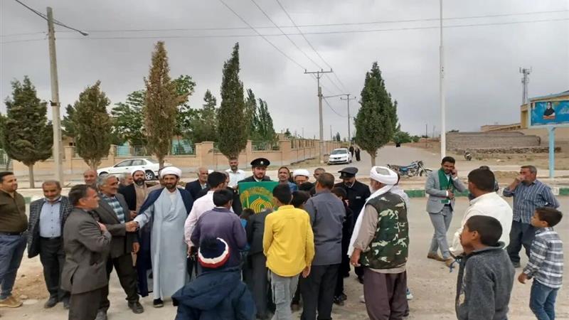 میزبانی شهرستان درمیان از کاروان زیر سایه خورشید