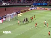 ضربه فنی بازیکن مس و واکنش دیدنی گندوز
