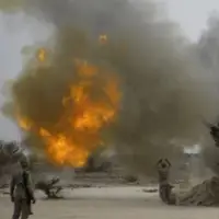 حمله توپخانه‌ای سعودی به منطقه‌ای در یمن