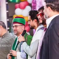 عکس/ حضور داوران محفل در مراسم میلاد حضرت معصومه(س)