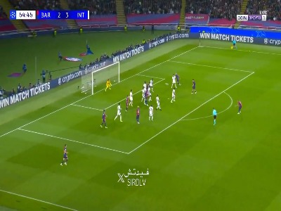 گل سوم بارسلونا به اینتر توسط رافینیا