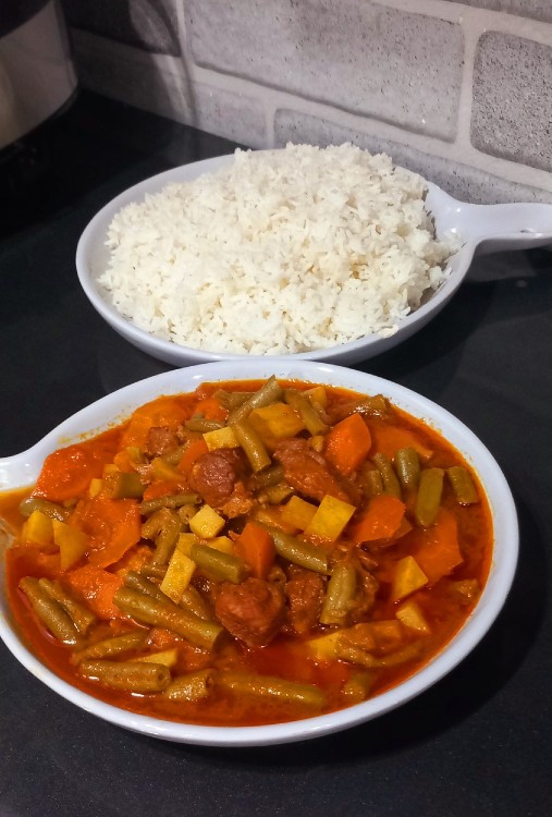 از شما/💙خورشت لوبیاسبز با گوشت گوسفندی💙