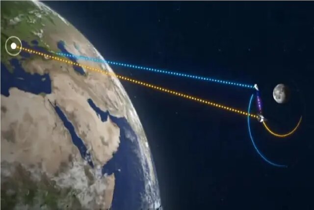 چین برای اولین بار، در روز روی ماه لیزر انداخت